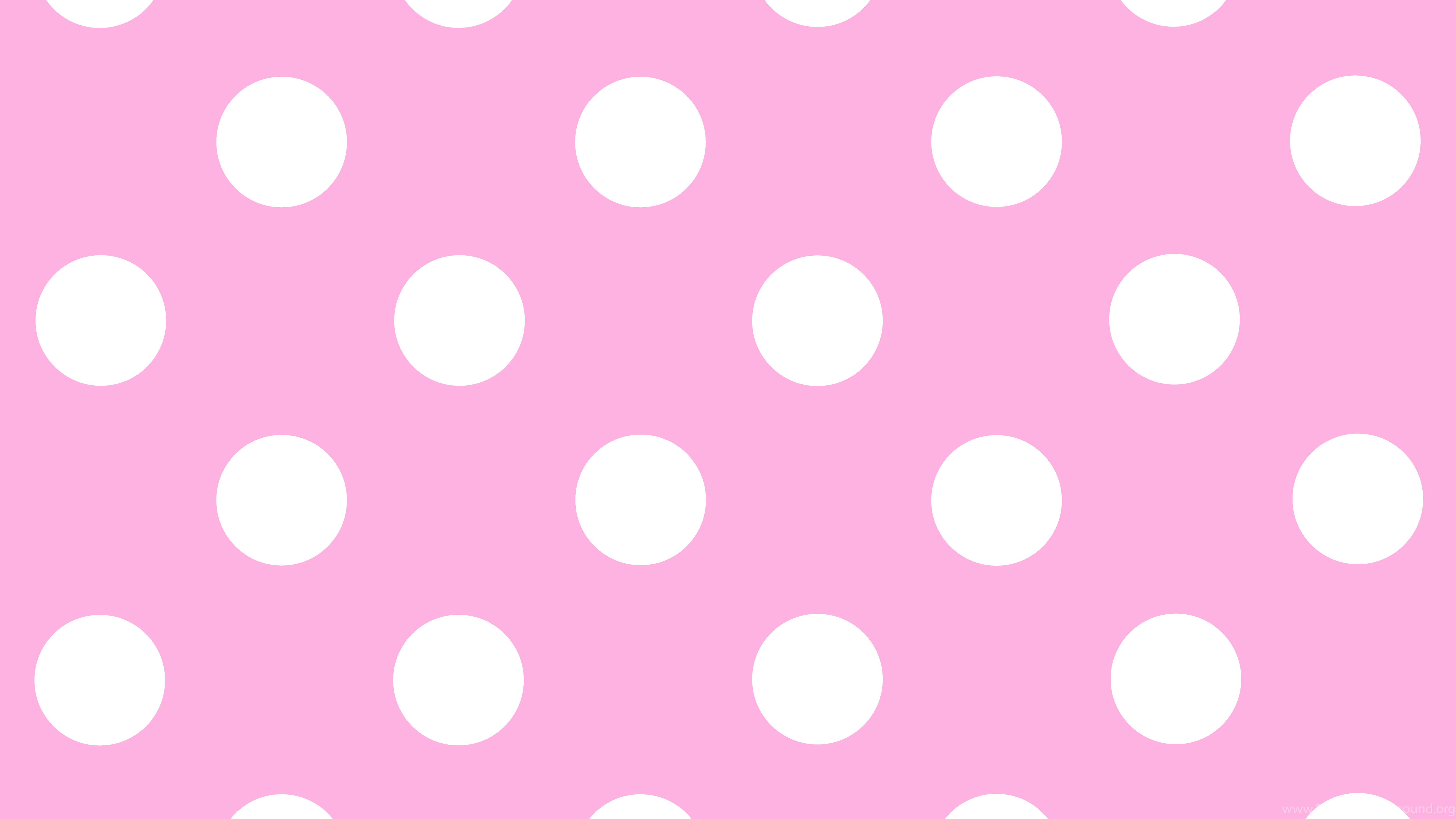 Wallpapers Pink And White Polka Dot Dots Pattern Free Clip Art Desktop ...