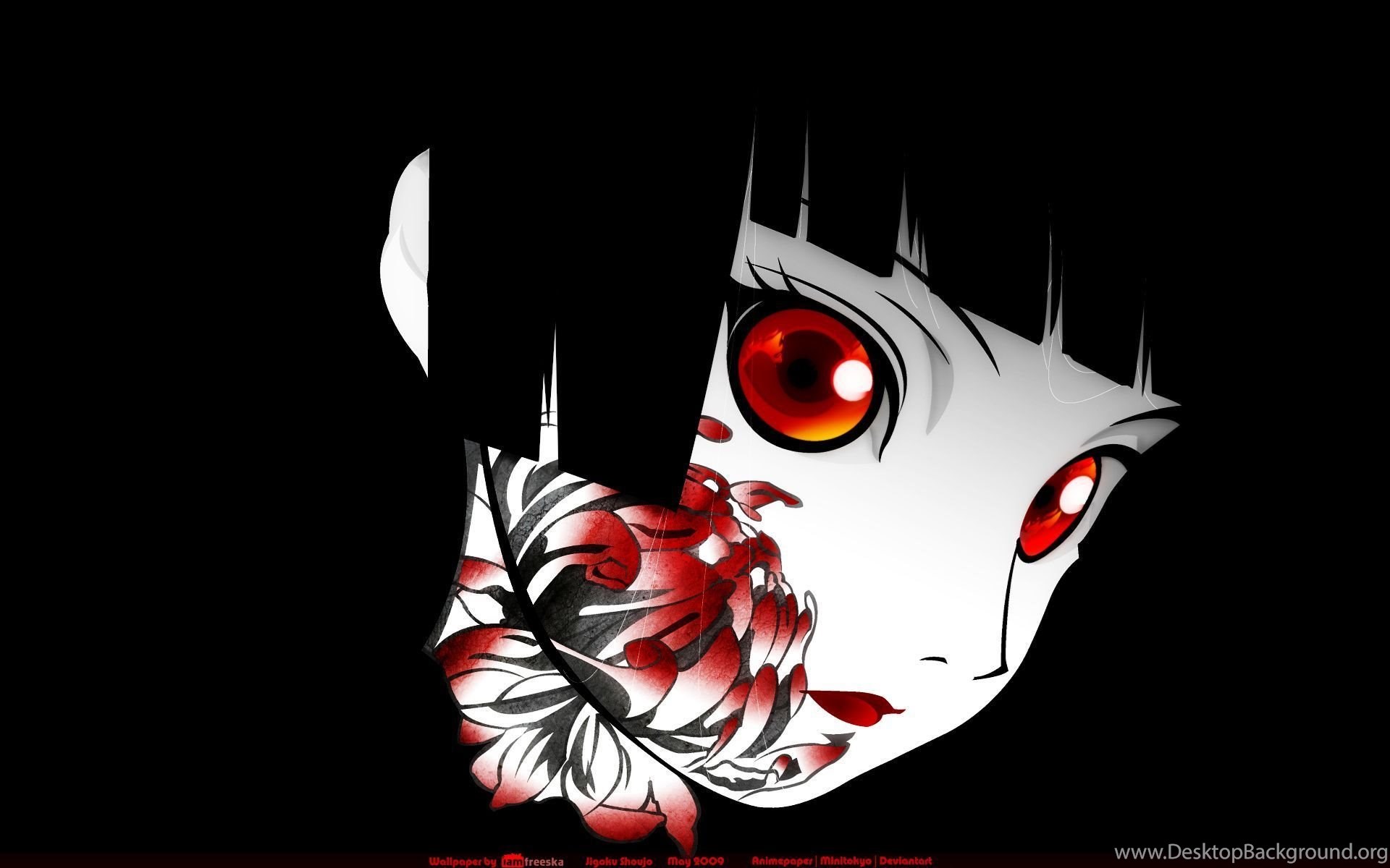 Hell Girl 地獄少女 Jigoku Shōjo On Pinterest Desktop Background