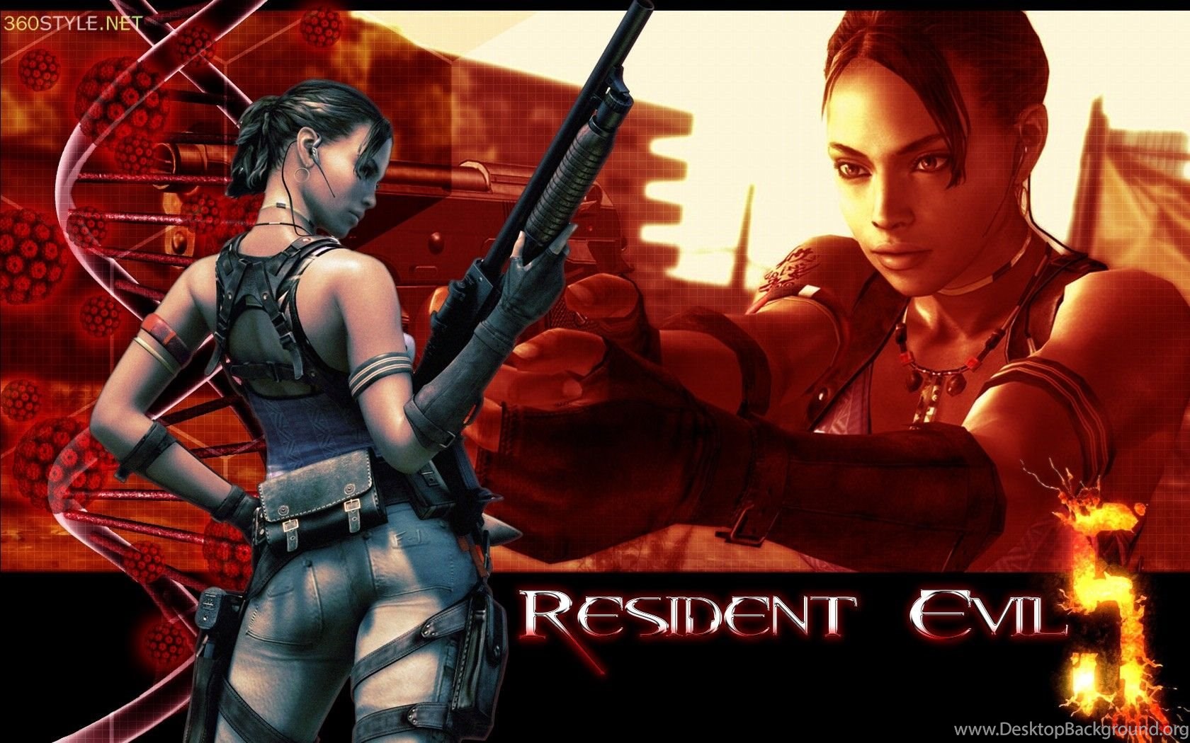 Resident Evil Sheva Alomar Wallpapers Desktop Background