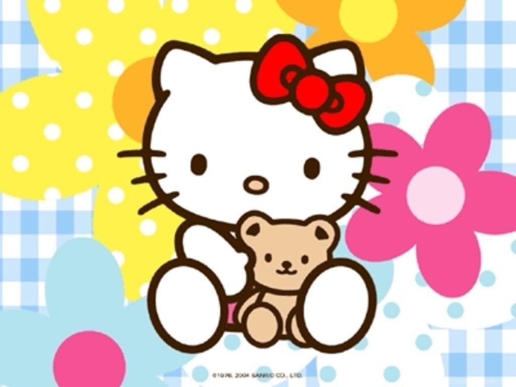 Wallpapers Angel Free Hello Kitty Wall Paper Screensaver 1024x768