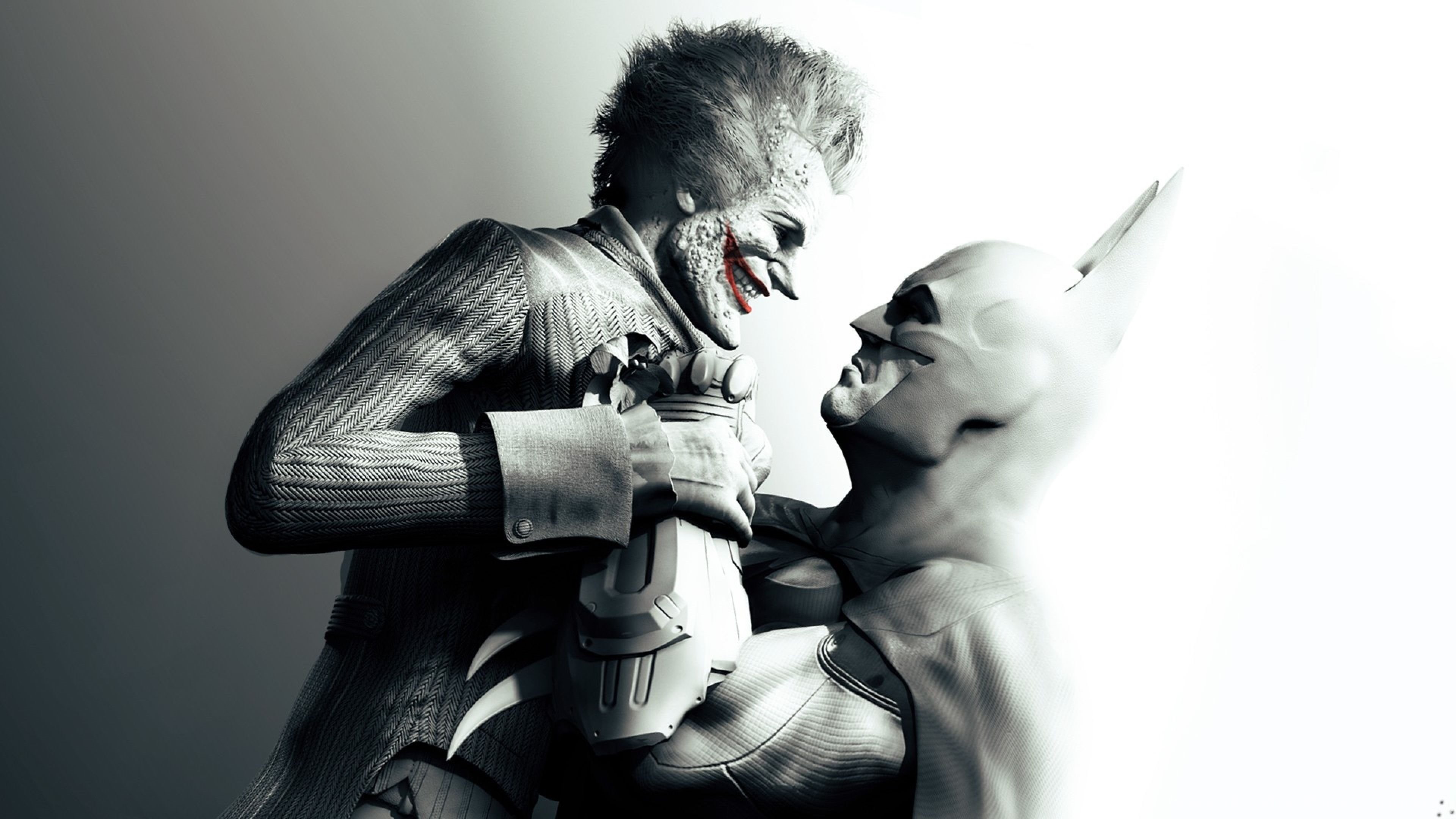 Download Wallpapers 3840x2160 Batman Arkham City The Joker