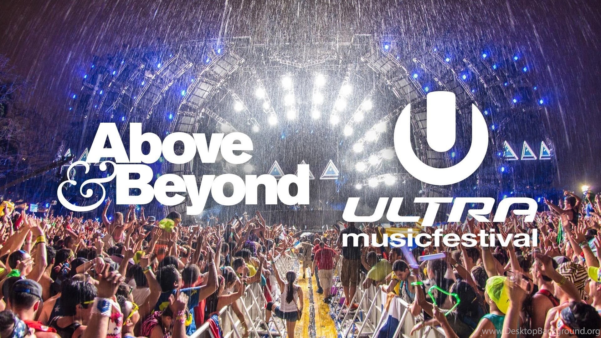 Above Beyond Live At Ultra Music Festival Miami 14 Full Hd Desktop Background