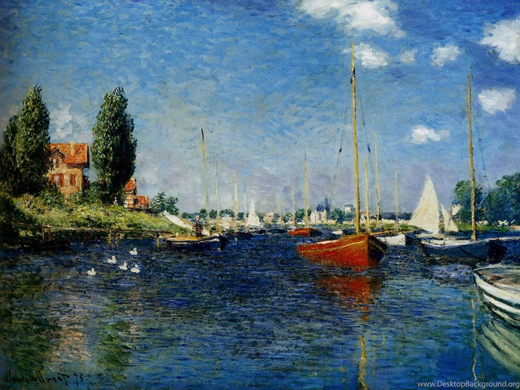 My Free Wallpapers Artistic Wallpapers : Monet Argenteuil Desktop ...