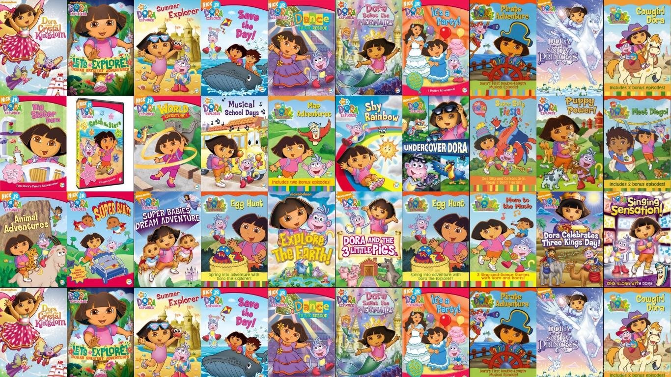 Dora The Explorer Its A Party « Tiled Desktop Wallpapers Desktop Background