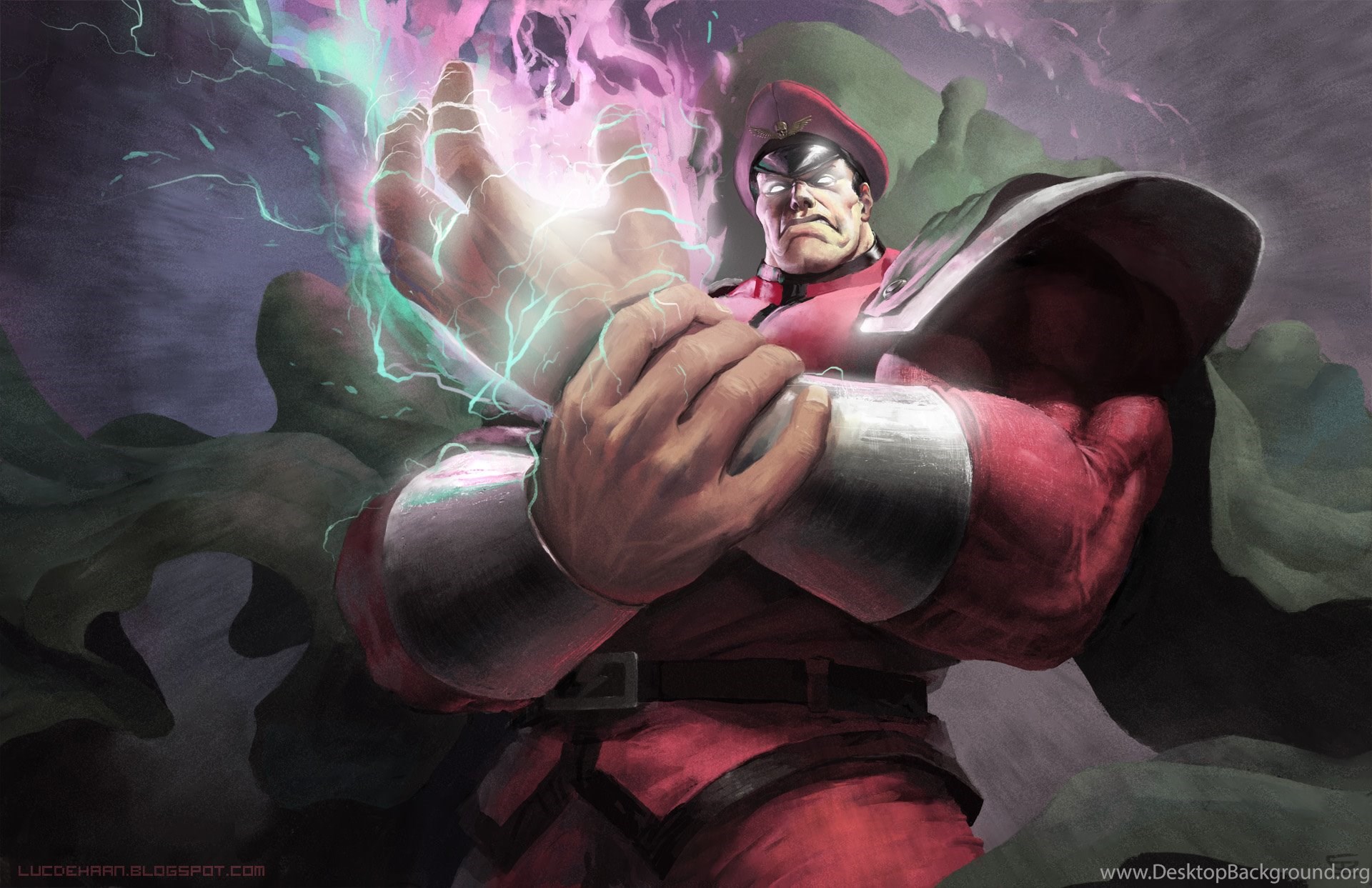 M. Bison Makes His Way To Street Fighter V Desktop Background