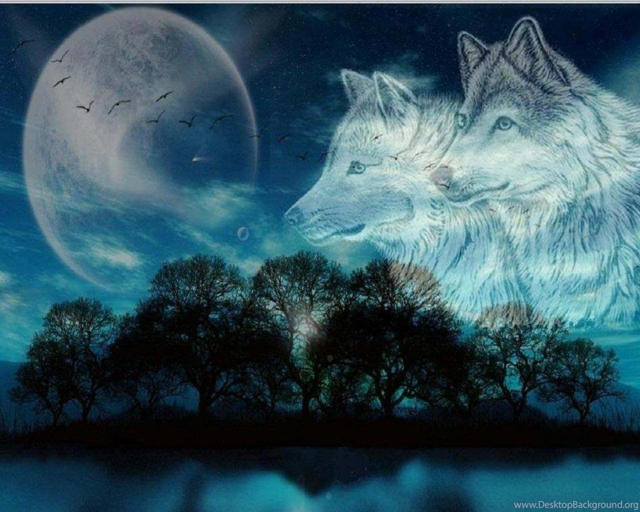 Wolf Moon Wallpapers ( Desktop Background