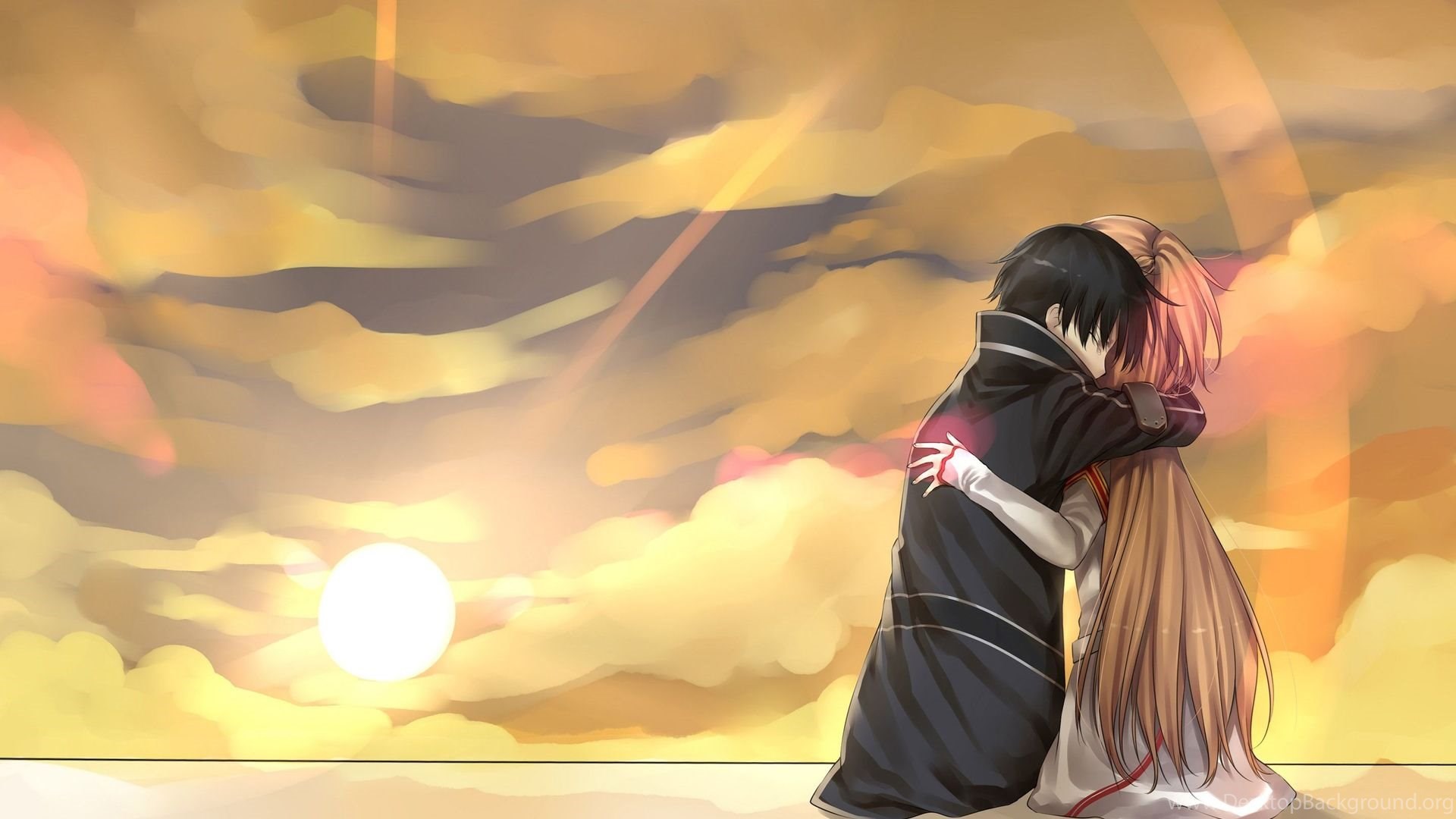 Sword Art Online Couple Anime Hd Wallpapers Desktop Background