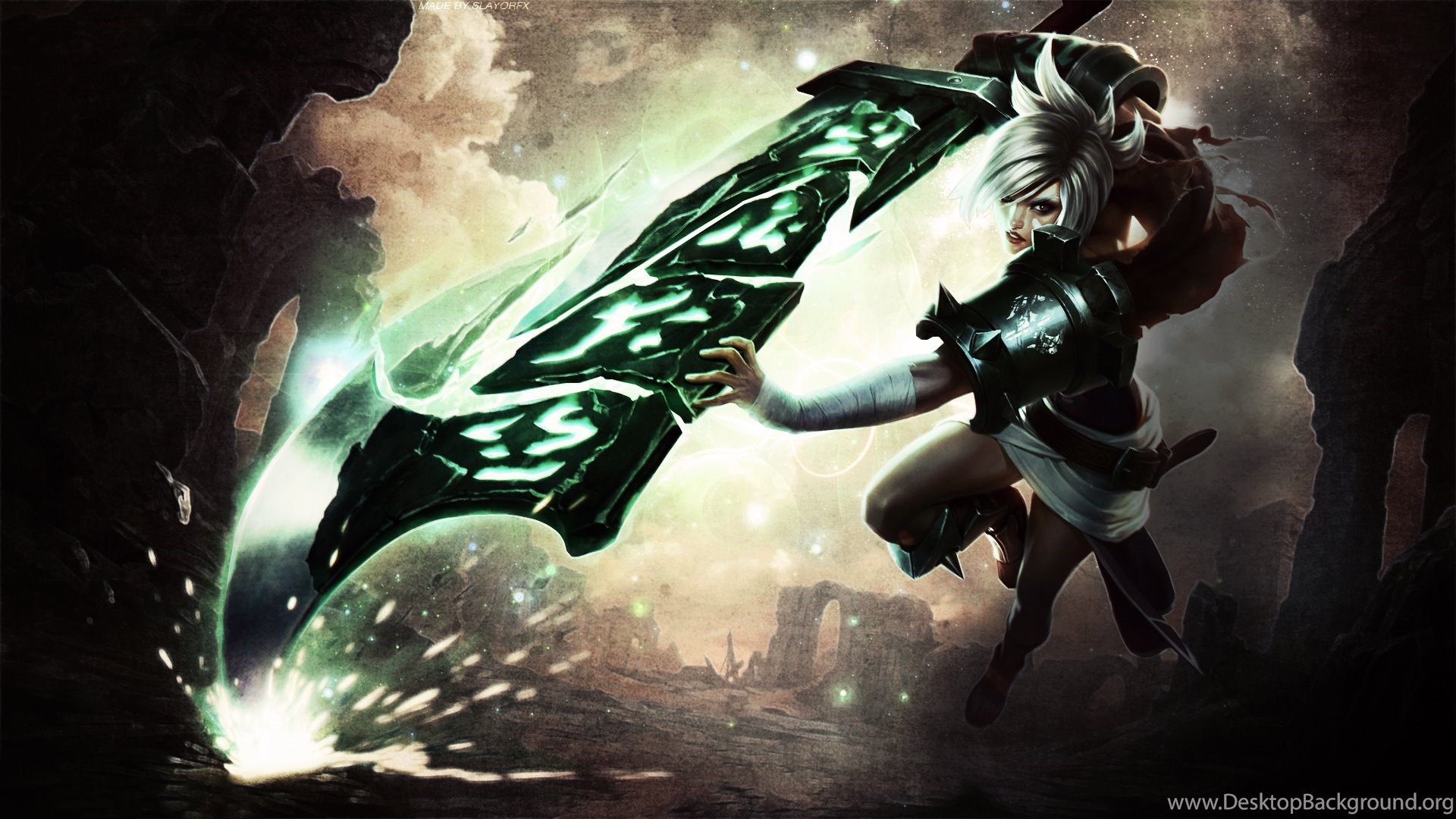 League Of Legends Wallpapers Riven Dota 2 And E Sports Geeks Dota Desktop Background