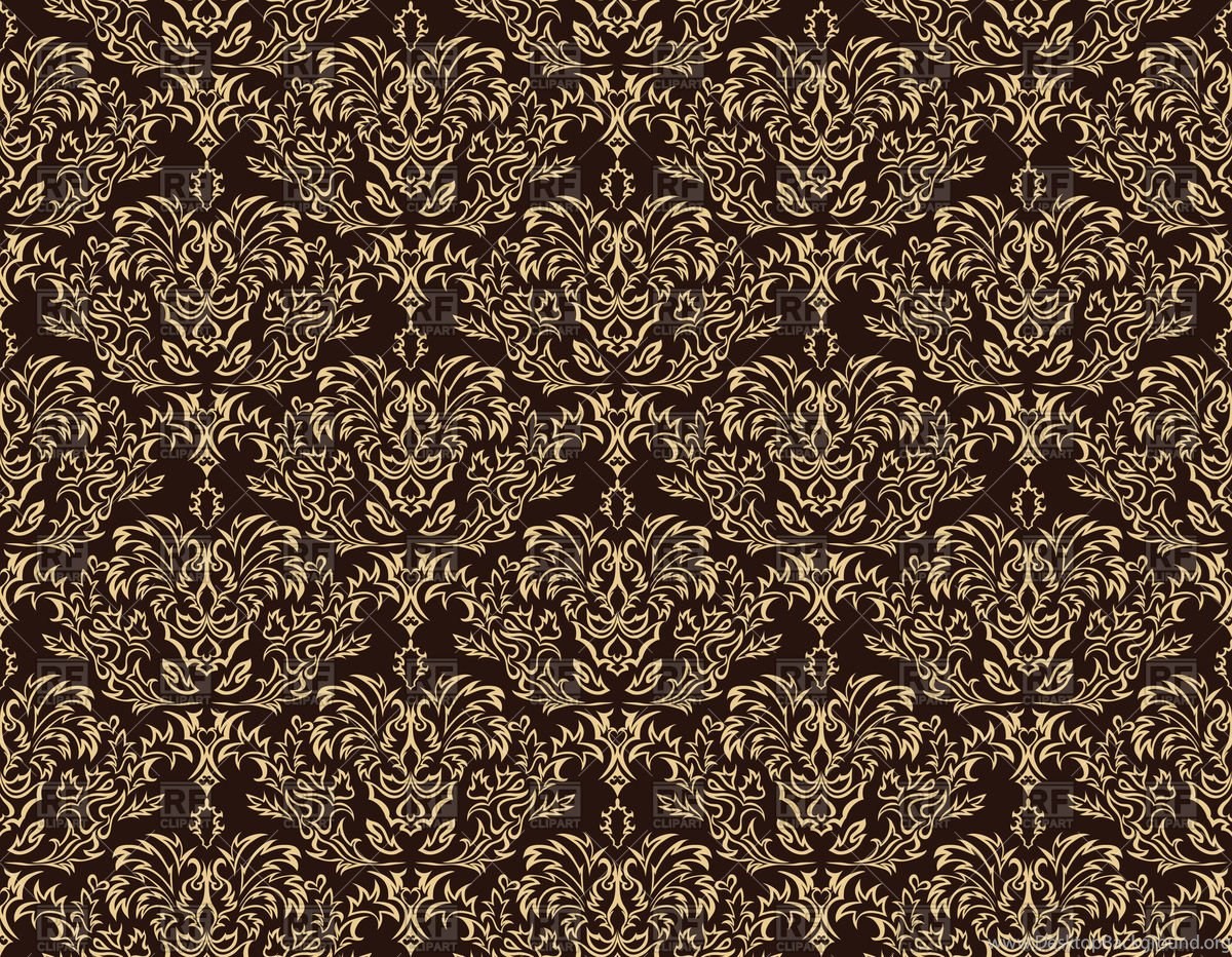 Damask Seamless Brown Wallpaper, 81353, Backgrounds, Textures ...