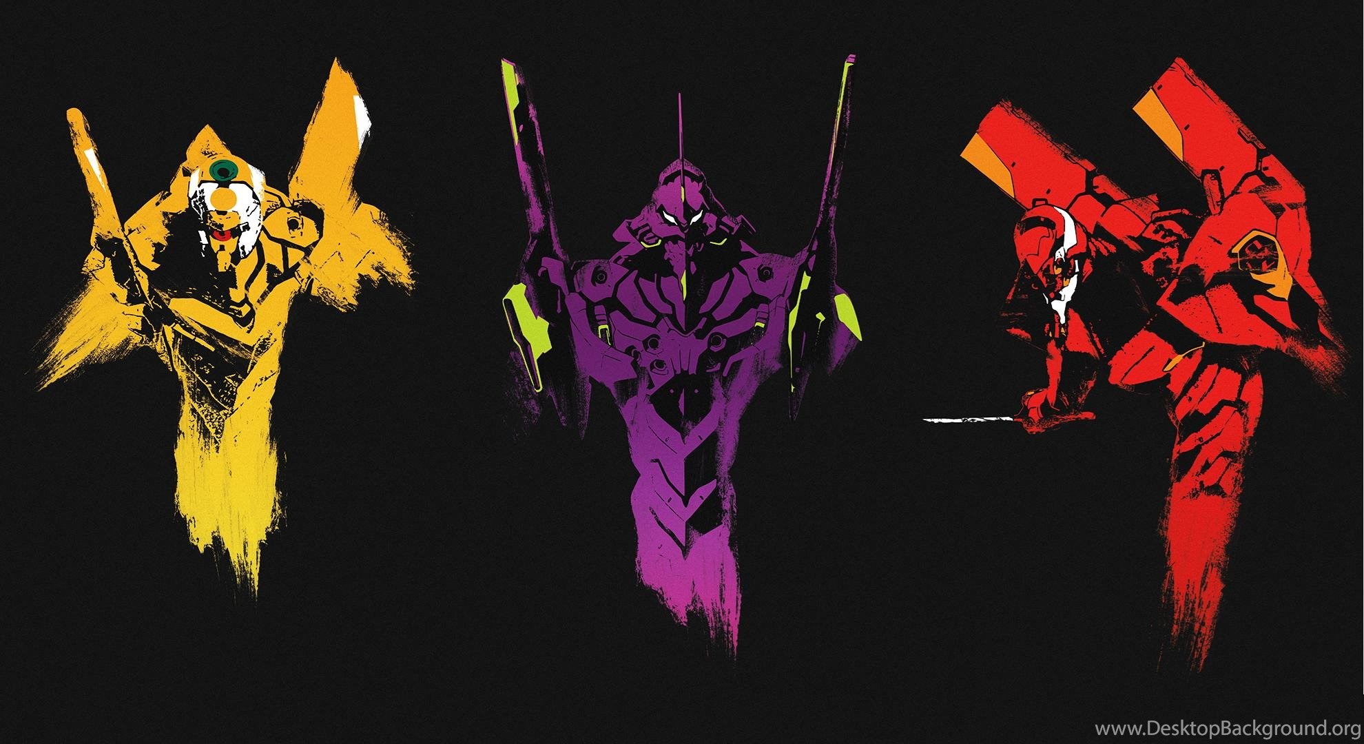 The Evangelion Units X Post R Evangelion Wallpapers Desktop Background