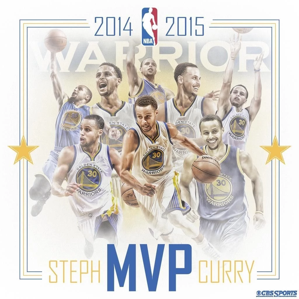 Stephen Curry MVP 2015 Desktop Background