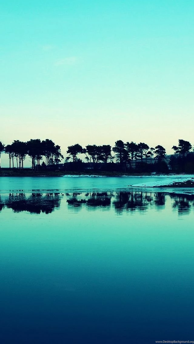 Blue Nature Forest iPhone 5s Wallpapers Download
