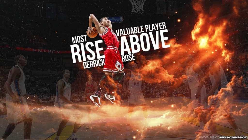 Chicago Bulls Derrick Rose Dunking Wallpaper HD.jpg