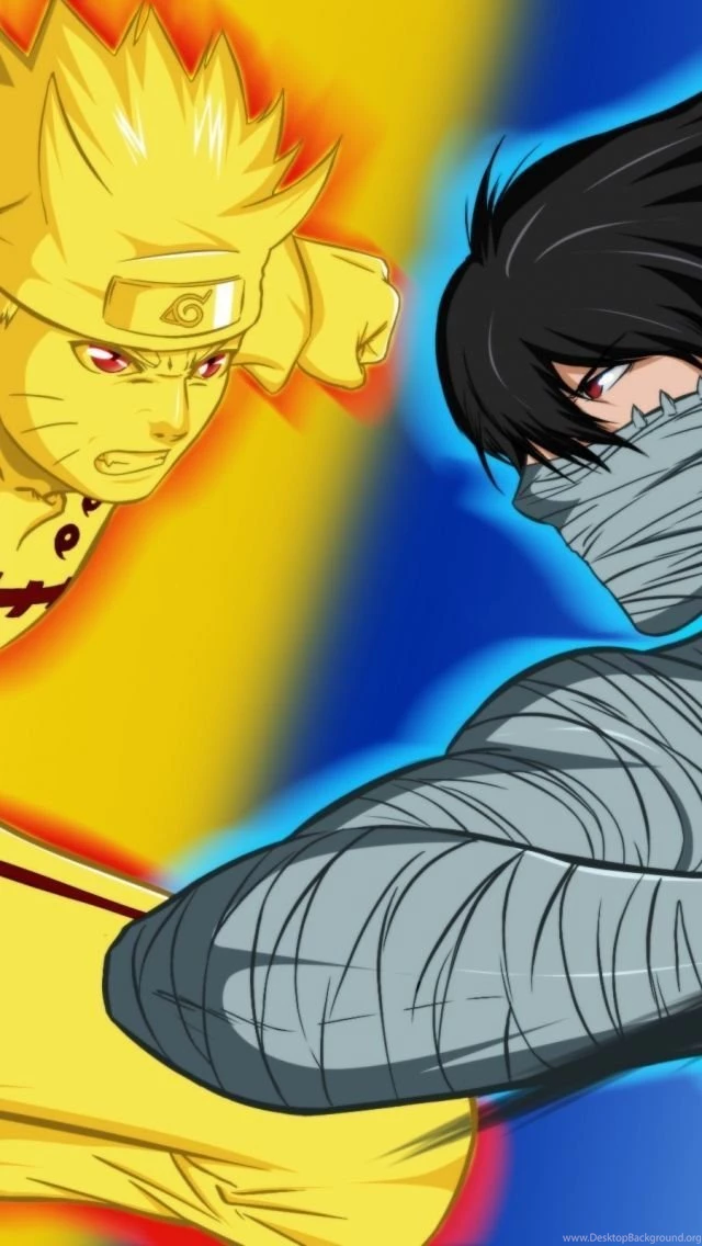 Download Wallpapers 640x1136 Bleach, Naruto, Naruto Vs Ichigo ...