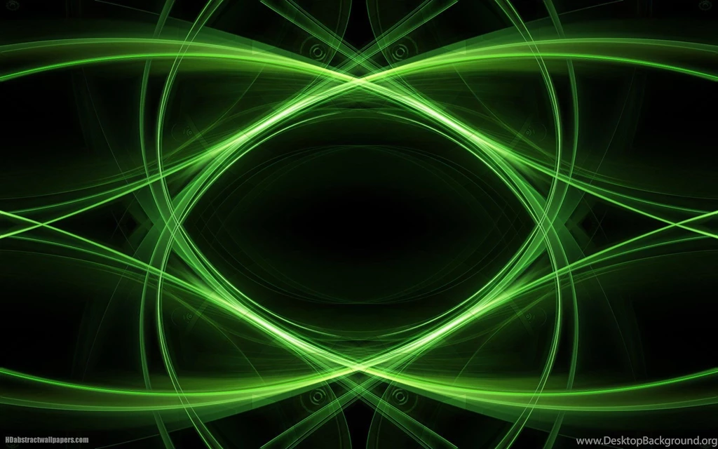 Black Abstract Wallpapers With Green Lines