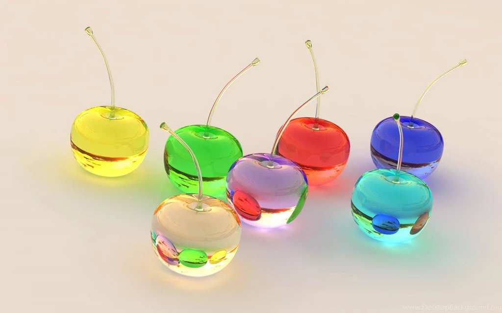 3D Crystal Colorful Photo For Desktop Backgrounds Wallpapers