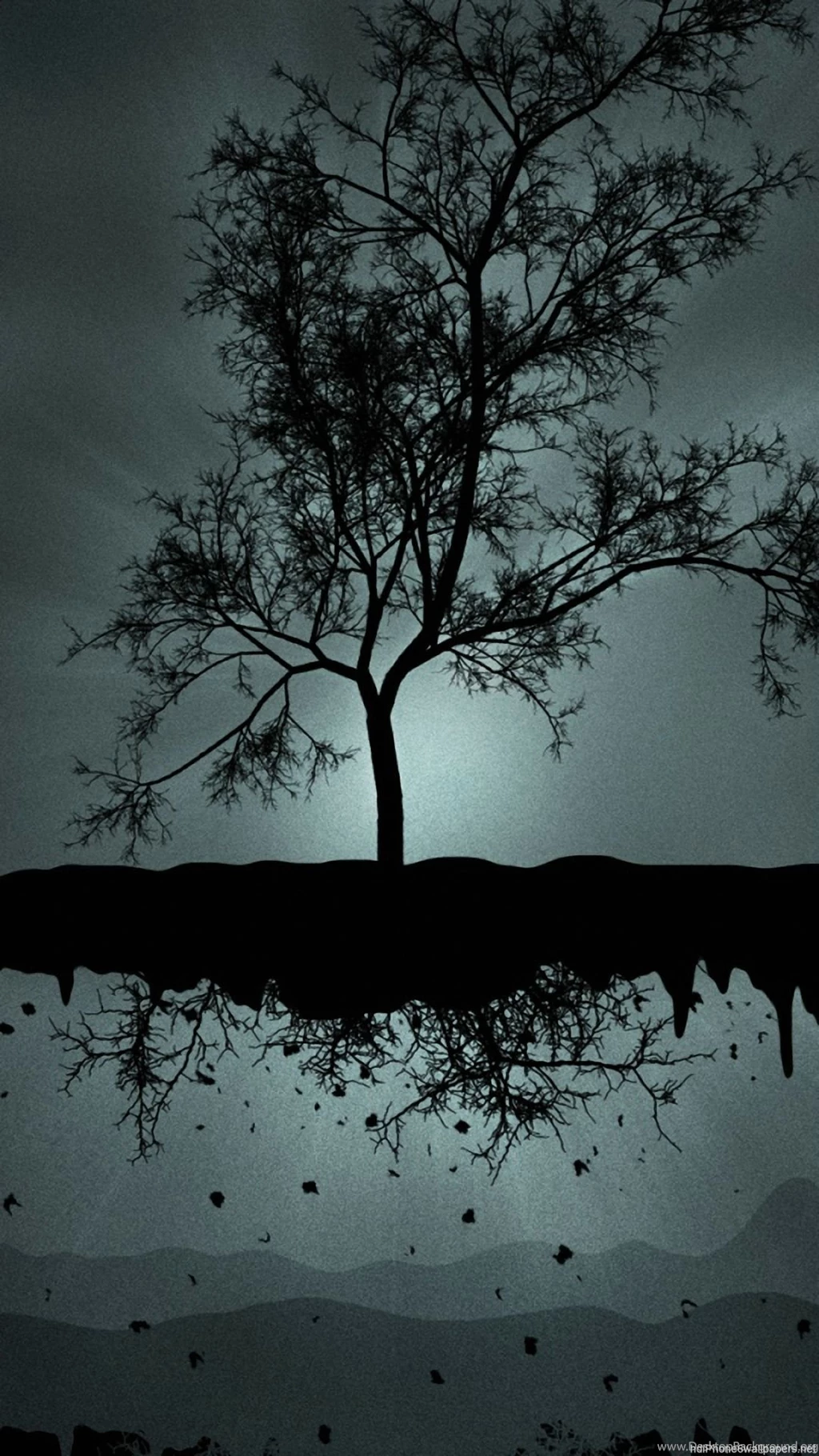 Fantasy Ship Mountain Moon iPhone 6 Wallpapers HD And 1080P 6 Plus ...