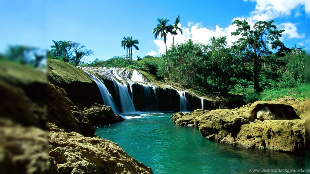 Desktop Backgrounds Clear Waterfalls