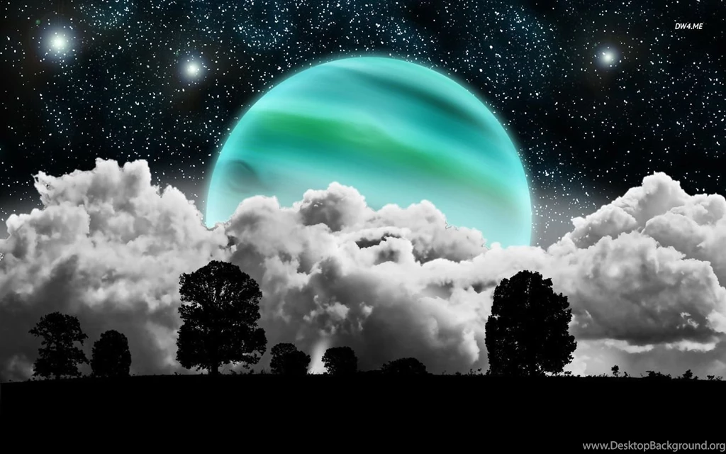 Planet In The Clouds Wallpapers Digital Art Wallpapers