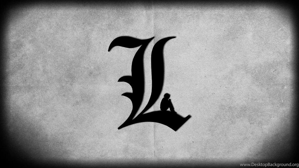 I Made An L Wallpapers From Deathnote. (1920x1080) : Anime