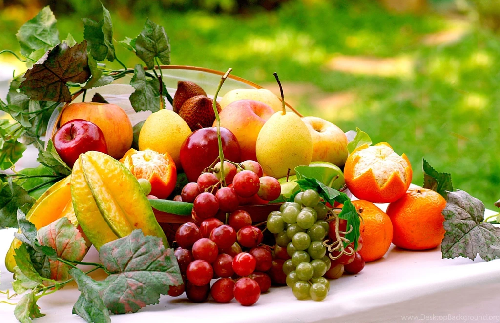 Apples Grapes Pears Fruit Wallpapers