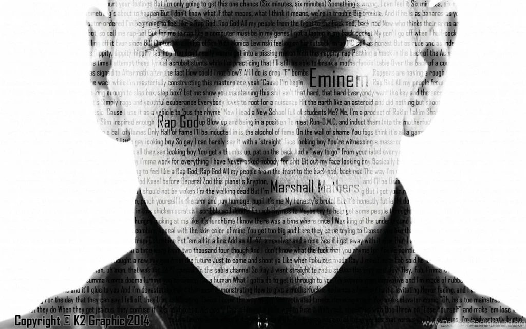 Eminem Rap God HD Desktop Wallpapers : Widescreen : Mobile