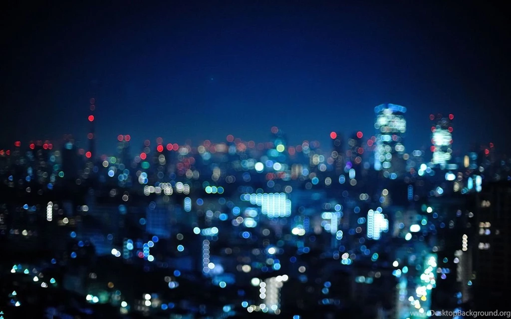 Blurry City Lights Free Wallpapers For Desktop Computers ...