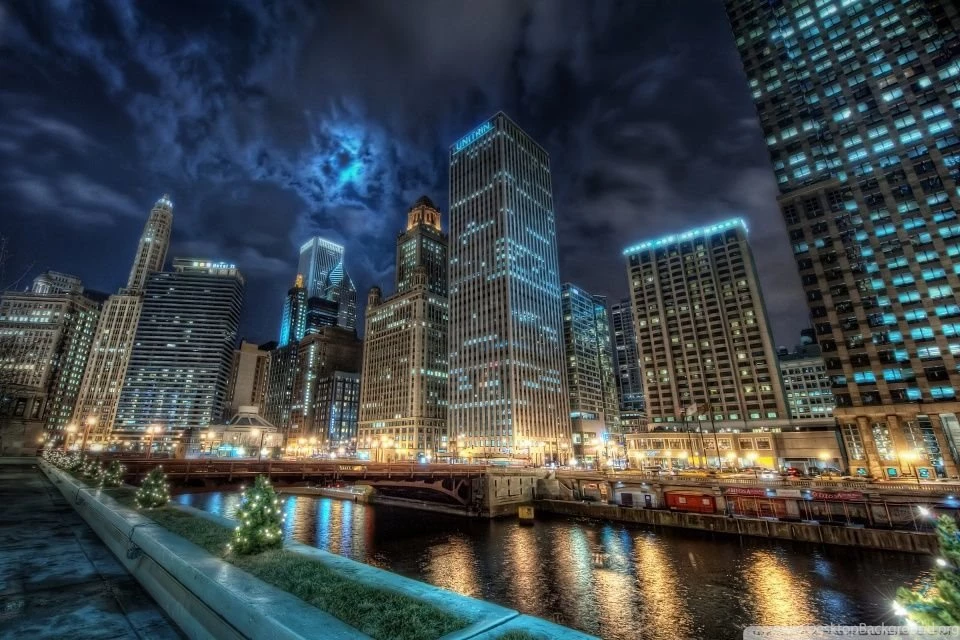 Downtown Chicago HD Desktop Wallpapers : High Definition ...