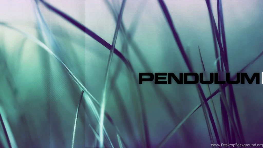 Download Wallpapers 1366x768 Pendulum, Font, Grass, Green, Name ...
