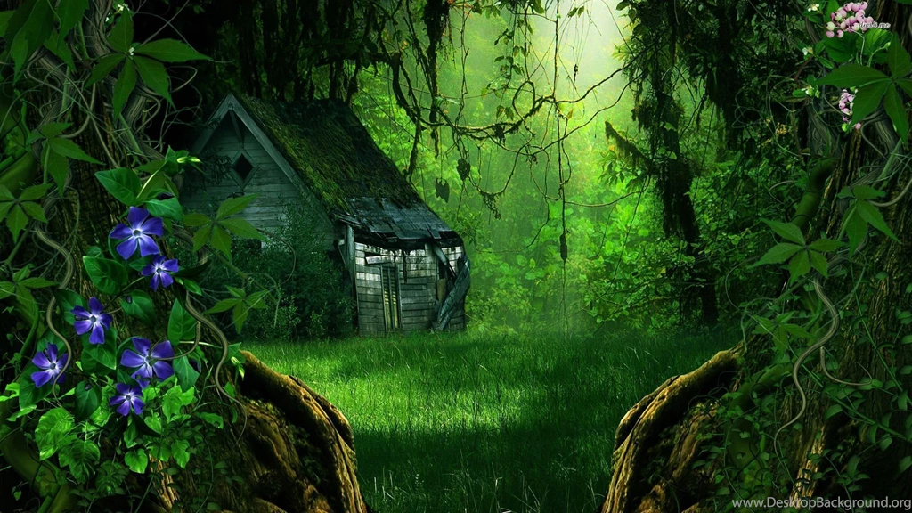 Abandoned House In The Forest Wallpapers Fantasy Wallpapers