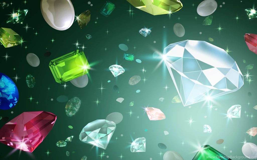 Multicolor Shinning Diamonds 3D Wide Wallpapers
