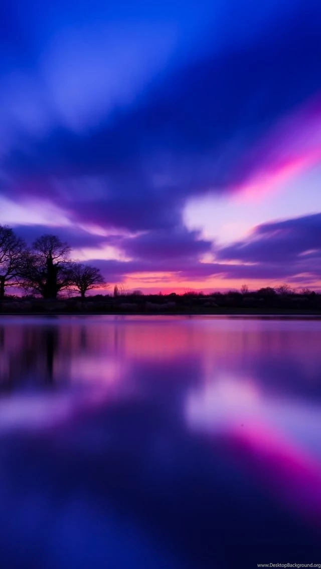Purple Sunset iPhone 5s Wallpapers Download