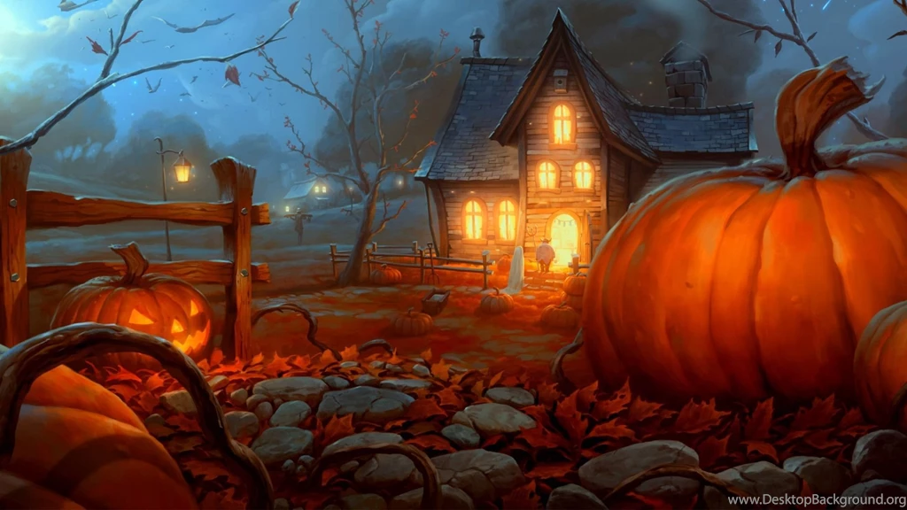 Halloween Farmhouse Wallpapers – Wrecky Rat Bird