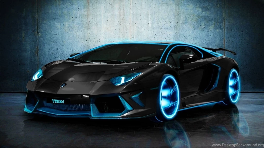 TRON Lamborghini Aventador Wallpapers