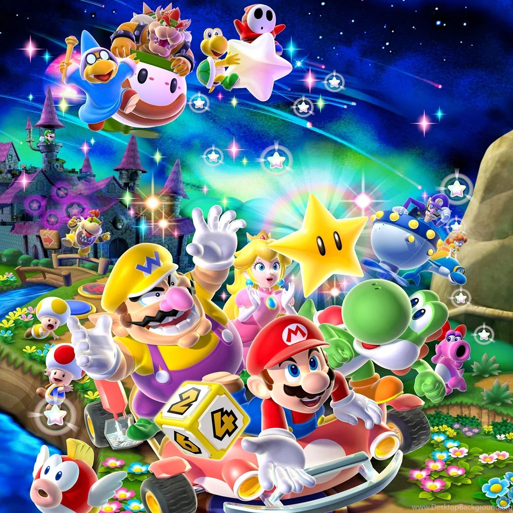 Mario And Friends Desktop Background