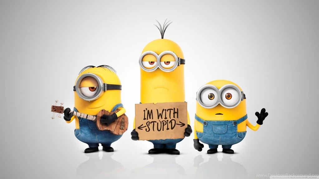 Download This Beautiful Movie Wallpapers Of Minions I'm With Stupid ...