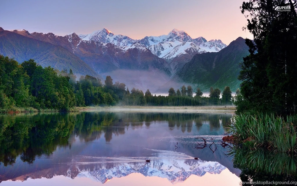 Mountain Lake In New Zealand Wallpapers Nature Wallpapers