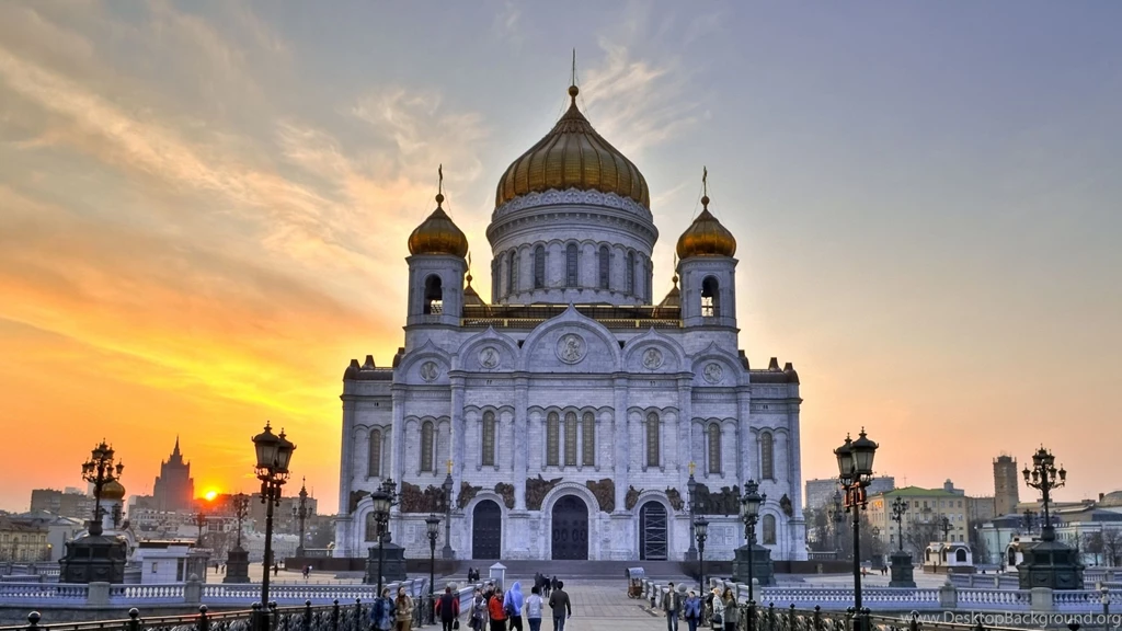 Download Wallpapers 2560x1440 Christ The Savior Cathedral, Moscow ...