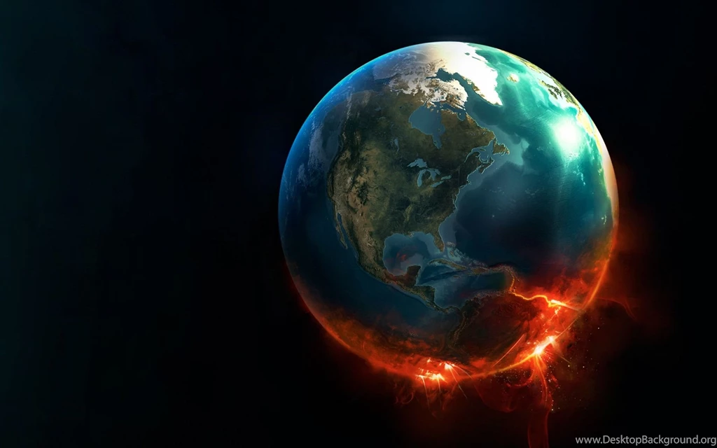 Earth Implosion Desktop Wallpapers