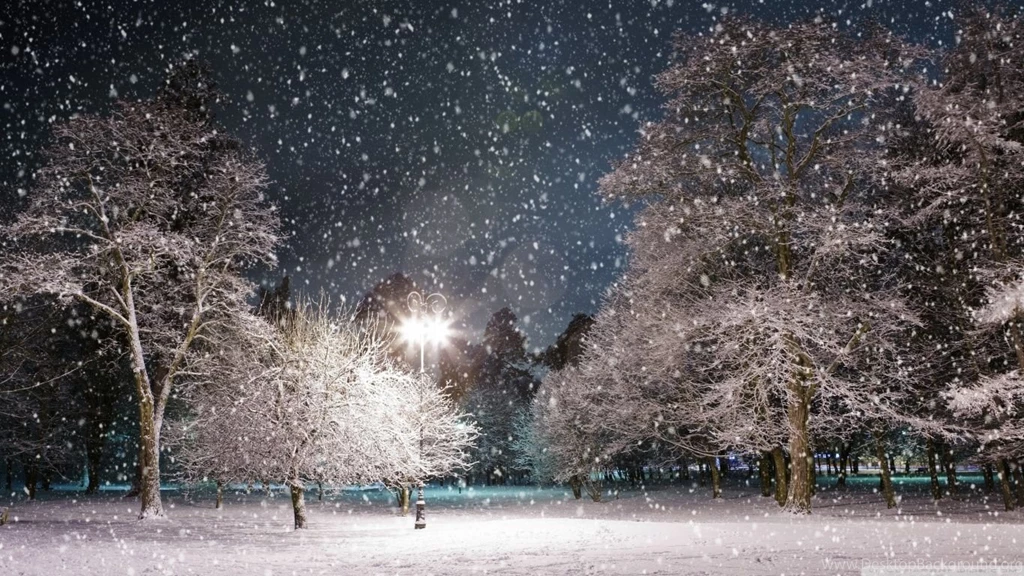 Winter Night HD Desktop Wallpapers : High Definition : Fullscreen ...
