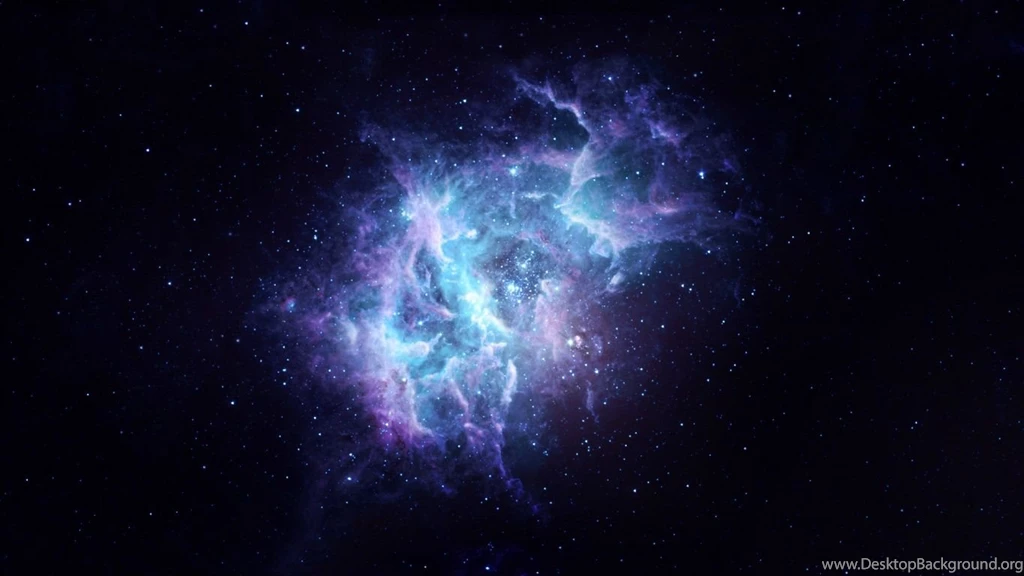 1366x768 Abstract Space Blue & Purple Desktop PC And Mac Wallpapers