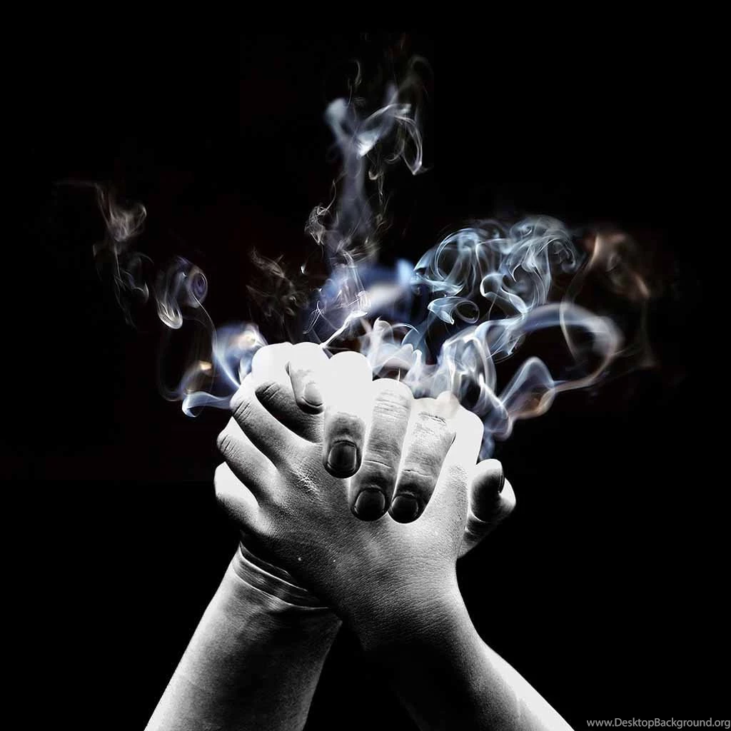 Violet Smoke Art Wallpapers