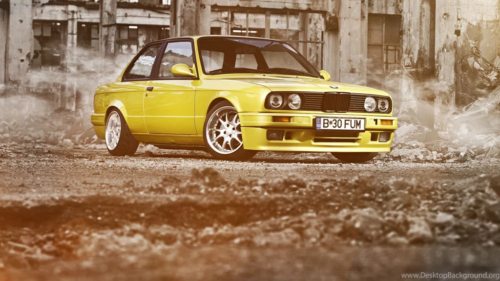 1920x1080 Coupe, Ruins, Bmw, Yellow, 3 Series, Yellow, E30, Bmw ...