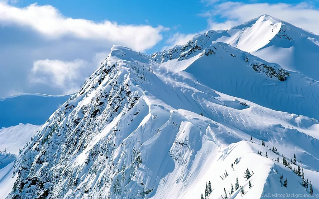 Snowy, Peaks, Background, Landscapes, Winter, Nature, Wallpapers ...