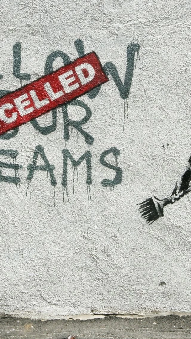 Follow Your Dreams Cancelled iPhone 5 Wallpapers