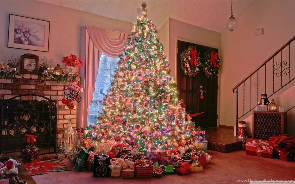 Christmas Tree Christmas Items Jewelry Desktop Wallpapers ...