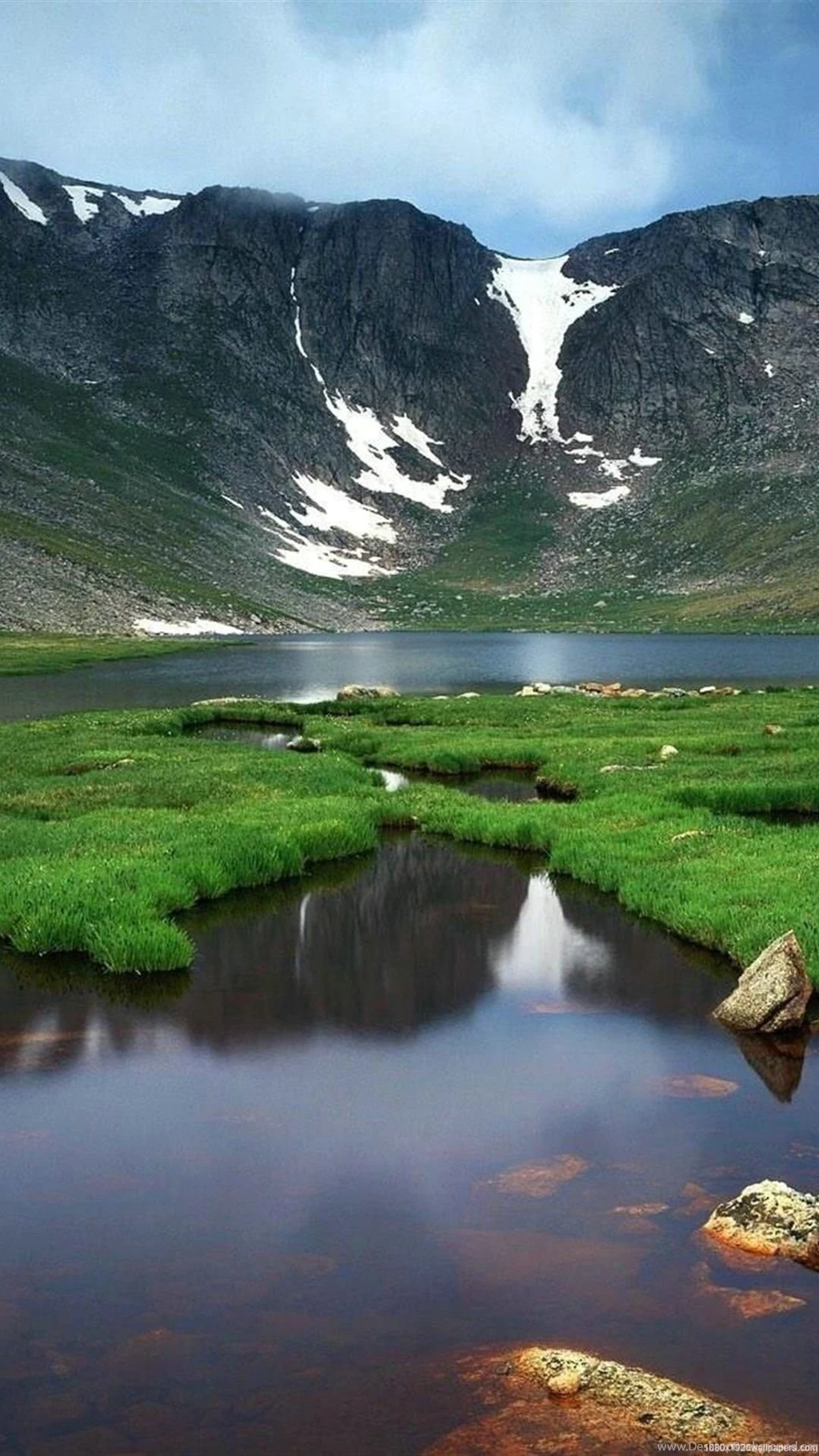 1080x1920 Lake Mountain Nature Wallpapers HD