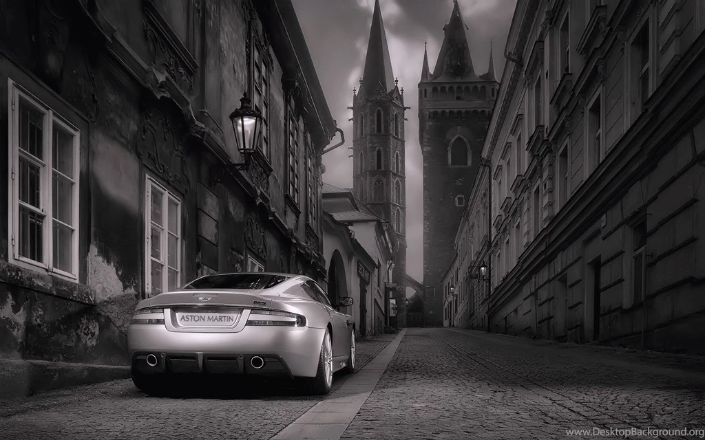 2008 Aston Martin DBS In The Alley Desktop Wallpapers 20963