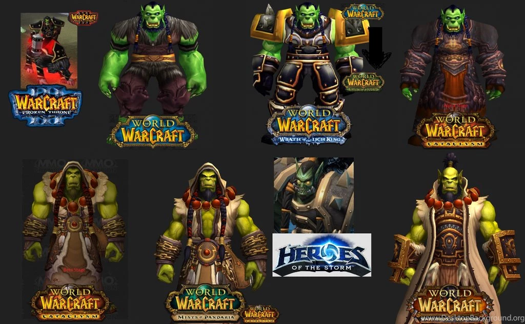 Over The Years Go'el Earthheart (Thrall) By ValAndy7 On DeviantArt