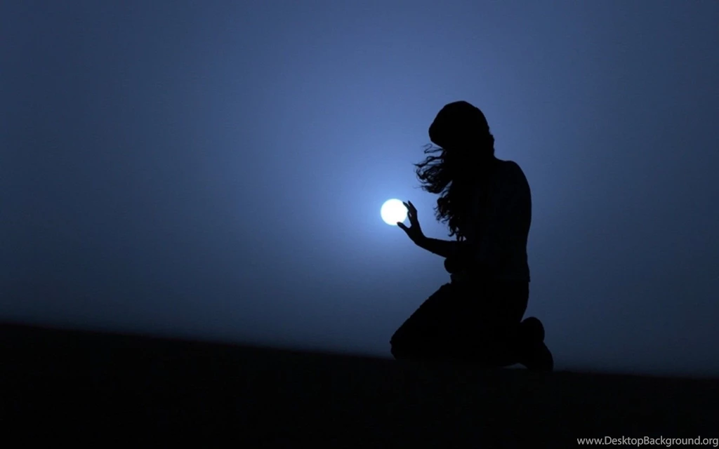 Women Dark Night Moon Fresh New Hd Wallpapers [Your Popular HD ...